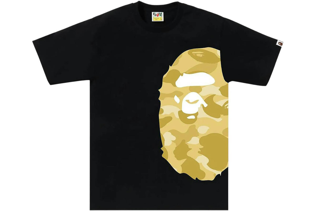 BAPE Color Camo Side Big Ape Head T-Shirt (FW25) Black/Yellow