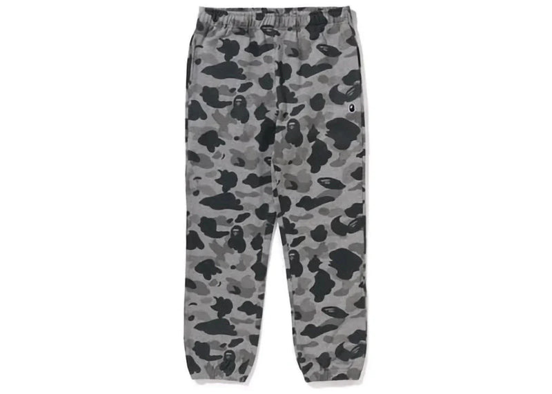 Bape Heather Gray Camo Sweatpants Gray