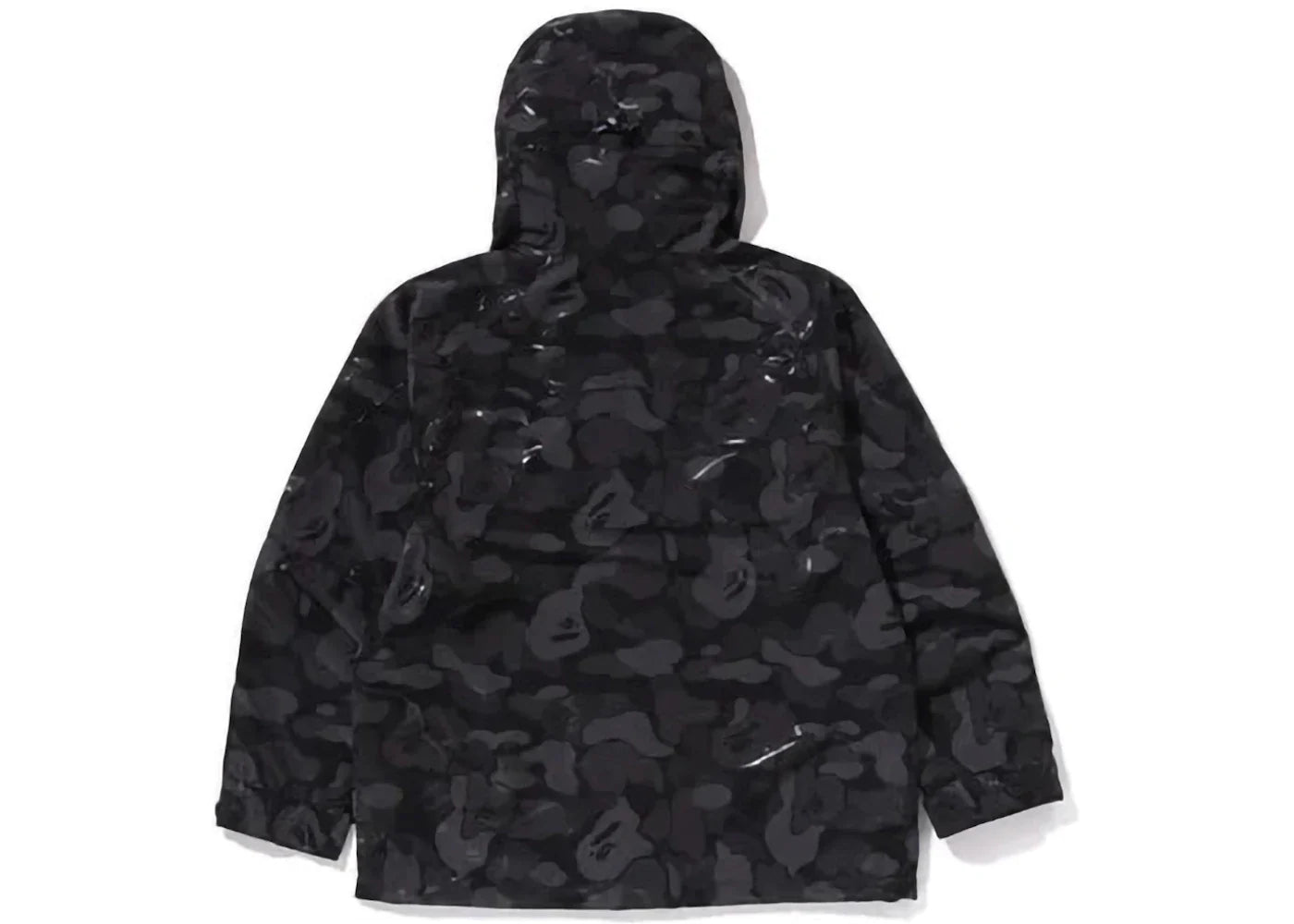 Bape Laminated Camo Snowboard Jacket Black