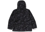 Bape Laminated Camo Snowboard Jacket Black