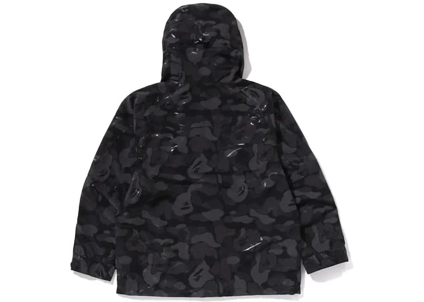 Bape Laminated Camo Snowboard Jacket Black