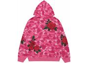 Bape x Anti Social Social Club Full Zip Hoodie Pink