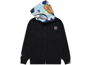 Bape x Bayc Shark Full Zip Hoodie Black