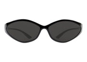 Balenciaga 90S Oval Sunglasses Black (745069T00071000)