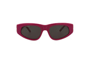 Balenciaga Cat Eye Sunglasses Fuchsia/Silver/Grey (BB0095S-30008868-017)