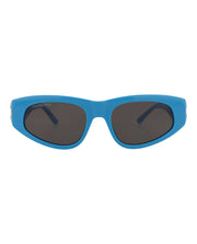 Balenciaga Cat Eye Sunglasses Light Blue/Silver/Grey (BB0095S-30008868-011)