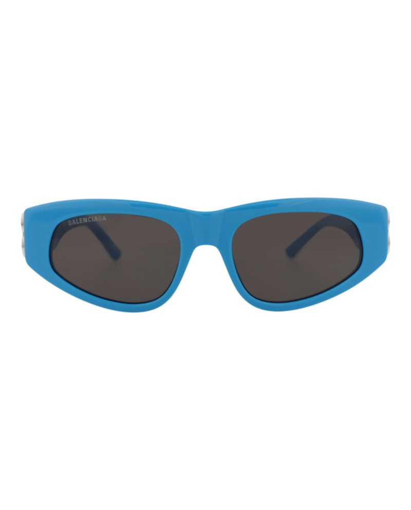 Balenciaga Cat Eye Sunglasses Light Blue/Silver/Grey (BB0095S-30008868-011)
