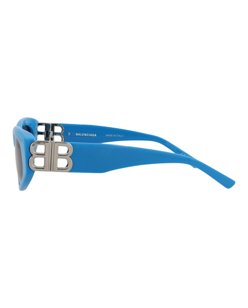 Balenciaga Cat Eye Sunglasses Light Blue/Silver/Grey (BB0095S-30008868-011)