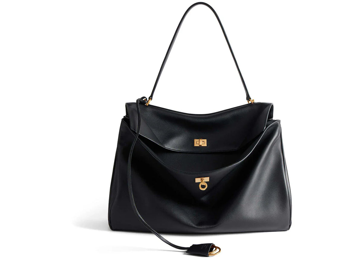 Balenciaga Rodeo Large Handbag Black