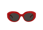 Balenciaga Round Oval Sunglasses Red/Grey (BB0235S-30013502-003)