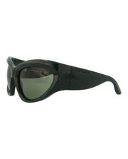 Balenciaga Shield-Frame Bio Injection Sunglasses Green/Green/Green (BB0228S-30013403-002)