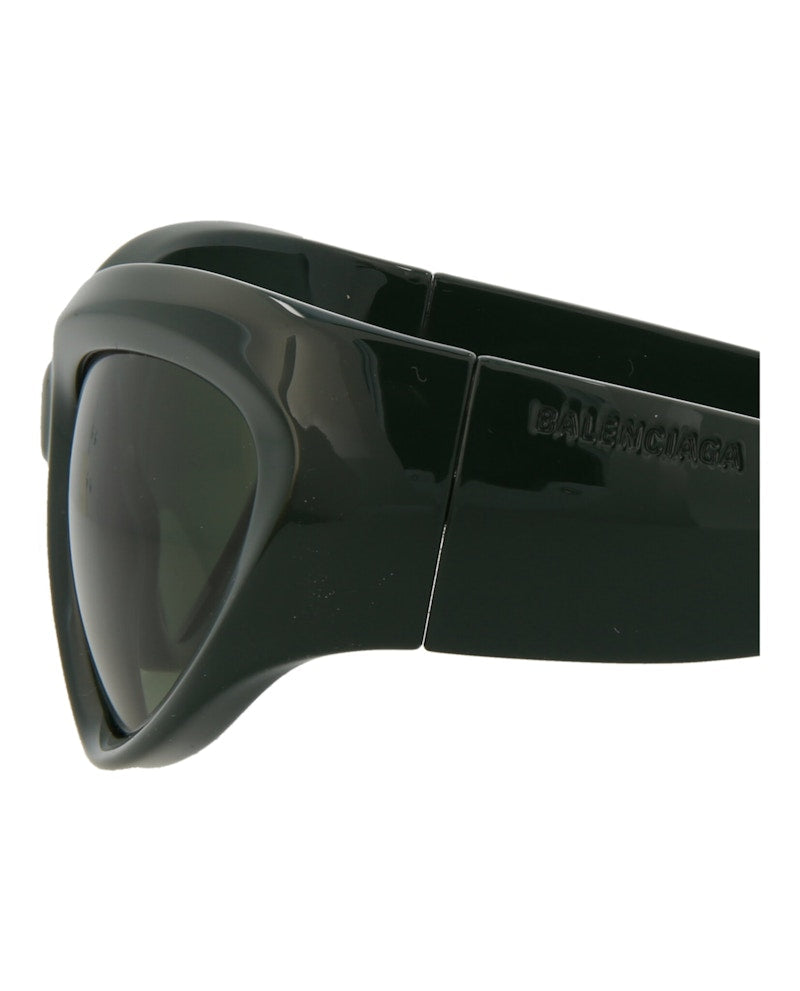 Balenciaga Shield-Frame Bio Injection Sunglasses Green/Green/Green (BB0228S-30013403-002)