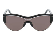 Balenciaga Shield Wrap Sunglasses Black/Grey (BB0004SA-30007308-001)