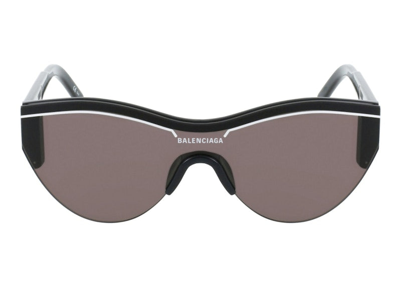 Balenciaga Shield Wrap Sunglasses Black/Grey (BB0004SA-30007308-001)