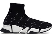 Balenciaga Speed 2.0 Black White Logo