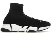Balenciaga Speed 2.0 Lace Up Black White
