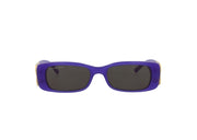 Balenciaga Square Rectangle Sunglasses Violet/Gold/Grey (BB0096S-30008871-004)