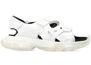 Balenciaga Track Sandal Clear Sole White Black Womens