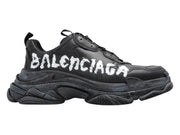 Balenciaga Triple S Black White Graffiti