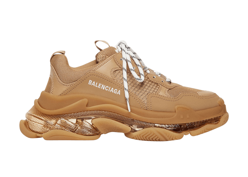 Balenciaga Triple S Clear Sole Brown