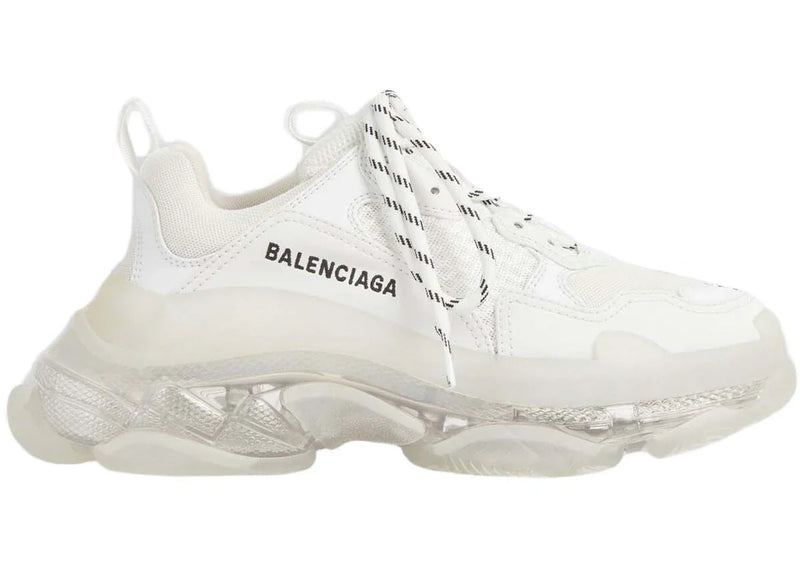 Balenciaga Triple S Clear Sole White Womens