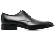 Balenciaga Wallstreet Almond-Toe Derby Shoe Black