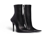 Balenciaga Witch 110mm Booties Black Sheepskin (Women's)