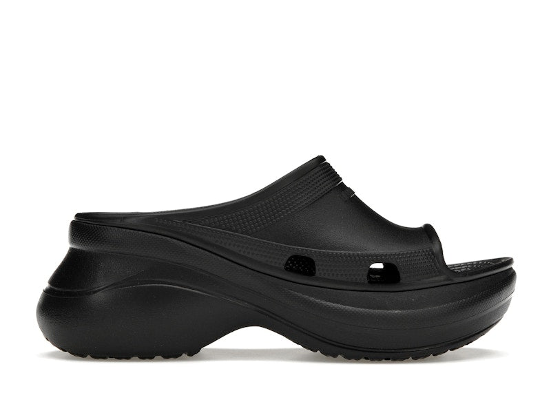 Balenciaga x Crocs Pool Slide Sandals Black (Women's)