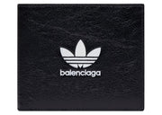 Balenciaga x adidas Square Folded Wallet Black