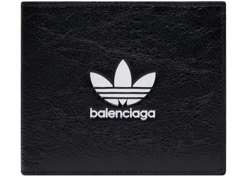 Balenciaga x adidas Square Folded Wallet Black