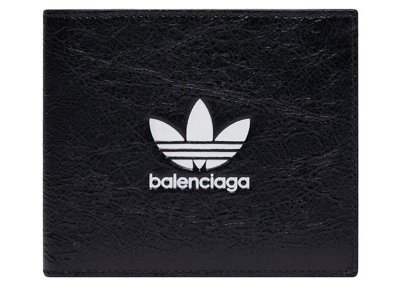 Balenciaga x adidas Square Folded Wallet Black