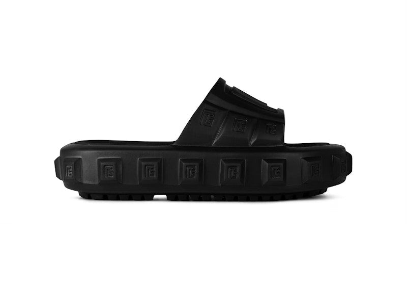 Balmain Ari Rubber Slides Black