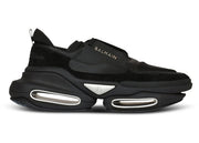 Balmain B-Bold Low-Top Black Suede