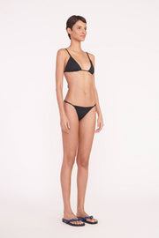 ALEXIS TRIANGLE TOP BLACK