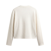 Blacklist Bear Basics Waffle T-Shirt Off White