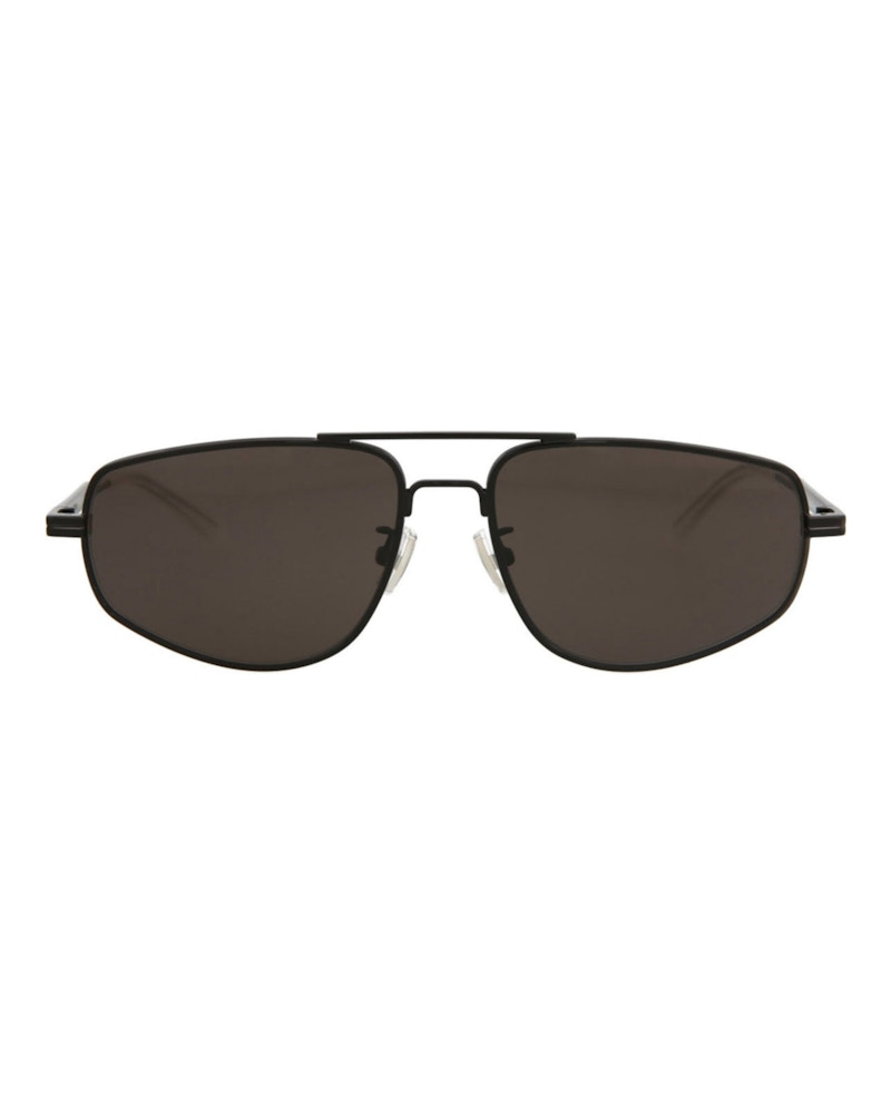 Bottega Veneta Aviator Sunglasses Black/Black/Grey (BV1125S-30011527-001)