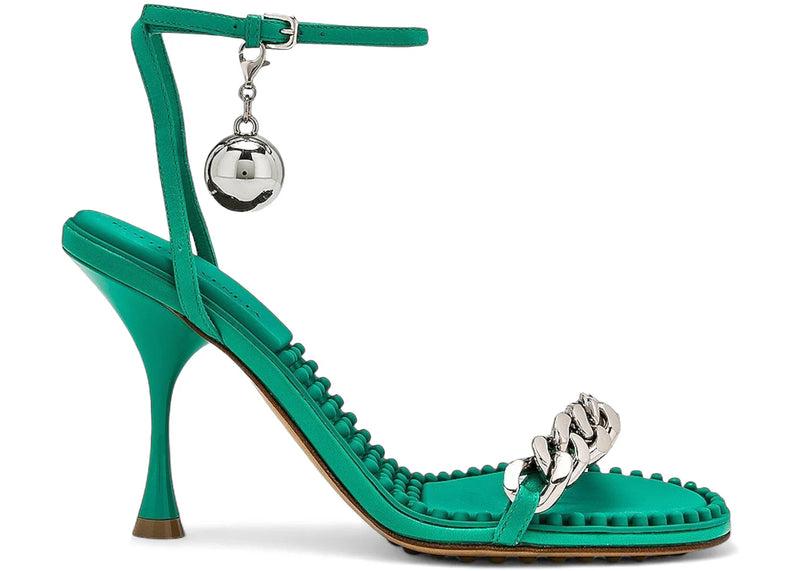 Bottega Veneta Dot Ankle Strap Sandals Acid Turquoise (Women's)