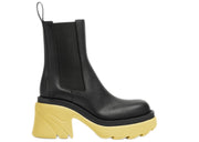 Bottega Veneta Flash Platform Ankle Boot Black Lemonade (Women's)