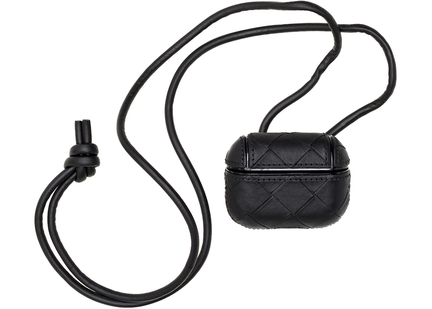 Bottega Veneta Intrecciato AirPods Pro Case Black