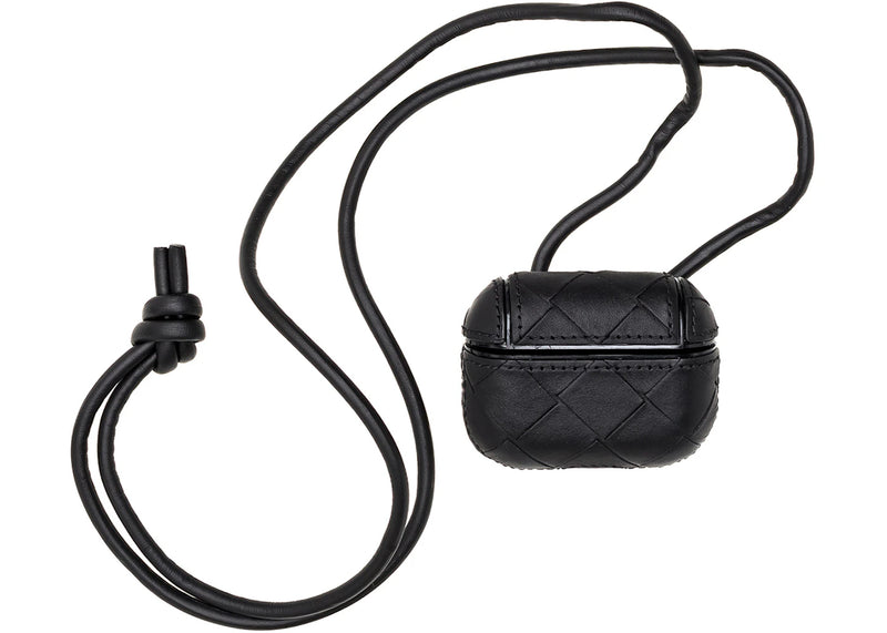 Bottega Veneta Intrecciato AirPods Pro Case Black