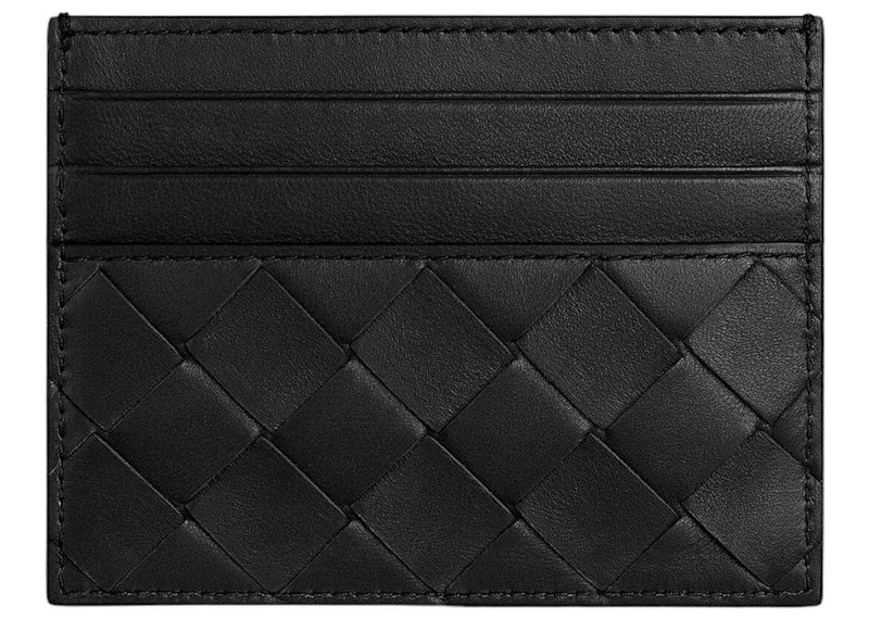 Bottega Veneta Intrecciato Card Case (635042 VCPP3 8425) Black