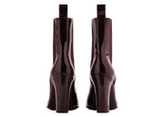 Bottega Veneta Patent Leather Ankle Boot Brown (Women's)