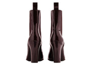 Bottega Veneta Patent Leather Ankle Boot Brown (Women's)