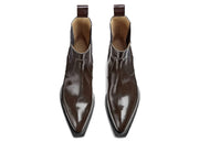 Bottega Veneta Pointed Toe Chelsea Boot Brown