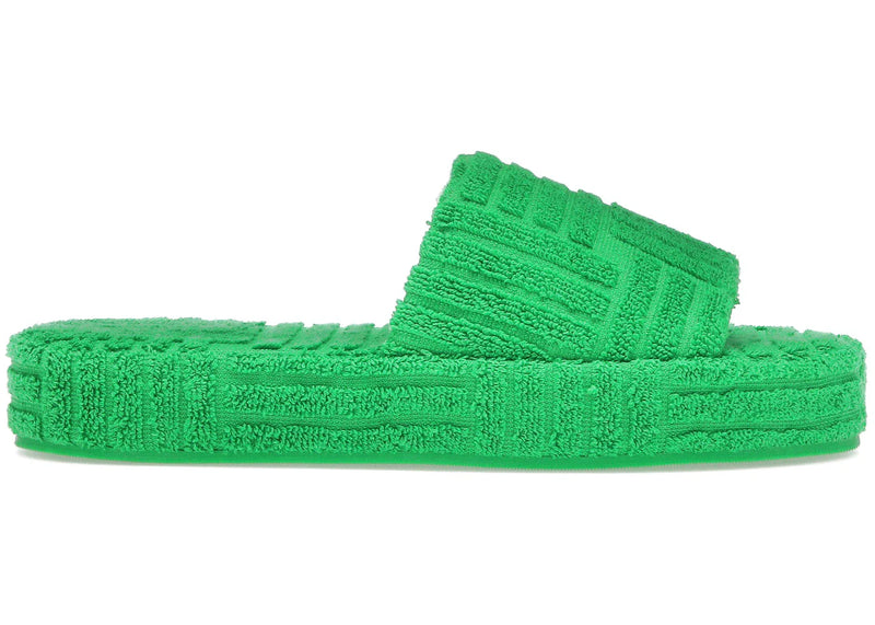Bottega Veneta Resort Sponge Slide Grass
