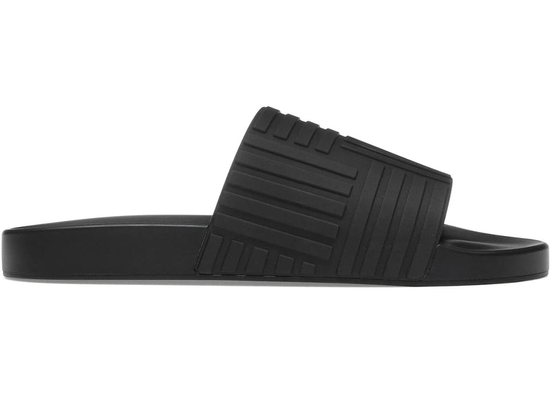 Bottega Veneta Rubber Slides Black