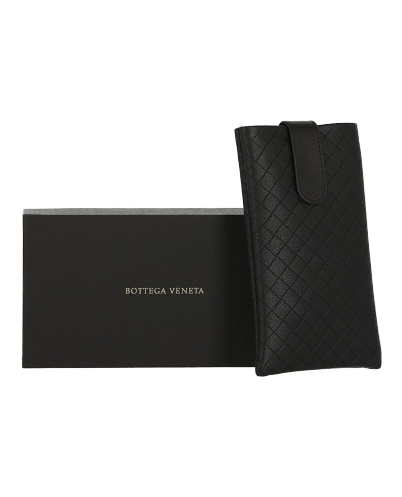 Bottega Veneta Square-Frame Acetate Sunglasses Black/Black/Grey (BV1026S-30008355-002)