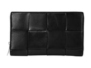Bottega Veneta Wallet Cassette Zip Black