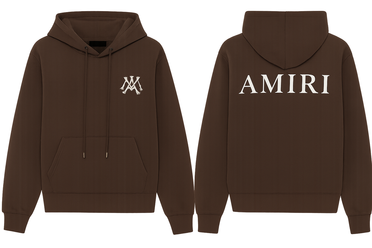 AMIRI MA Core Logo Hoodie brown