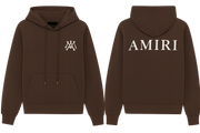 AMIRI MA Core Logo Hoodie brown